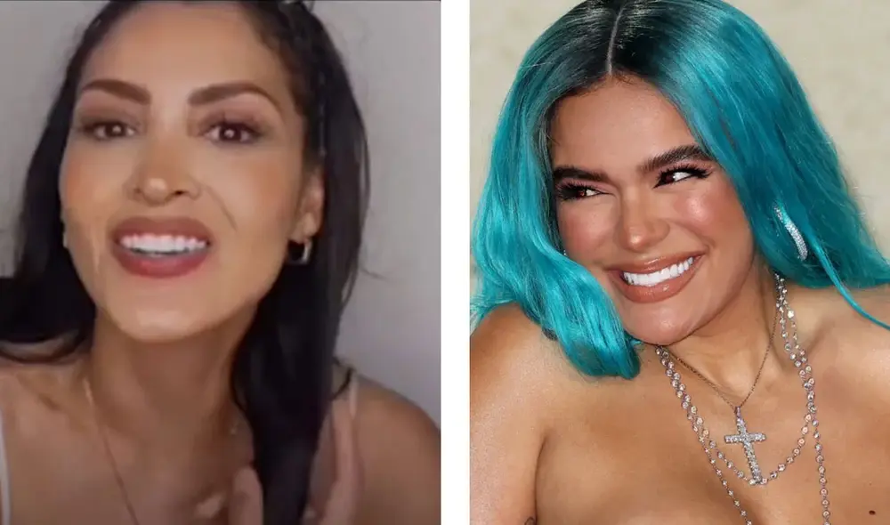 Michelle Soifer asistió a la presentación de Karol G en los premios Billboard 2021. Foto: Michelle Soifer/Karol G/Instagram