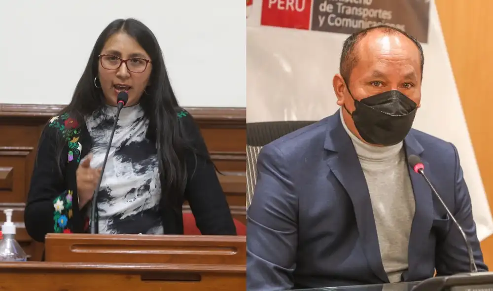 Con la rúbrica de Ruth Luque las firmas en la moción de censura contra el ministro Juan Silva asciende a 11. Foto: composición/Congreso/MTC