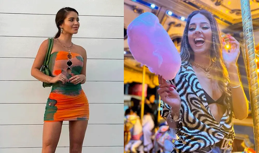 Flavia Laos responde sobre las indirectas que le lanza Luciana Fuster. Imagen: Composición/Instagram