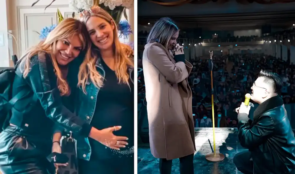 La pedida de mano de Deyvis Orosco generó dudas entre el público. Foto: composición Instagram