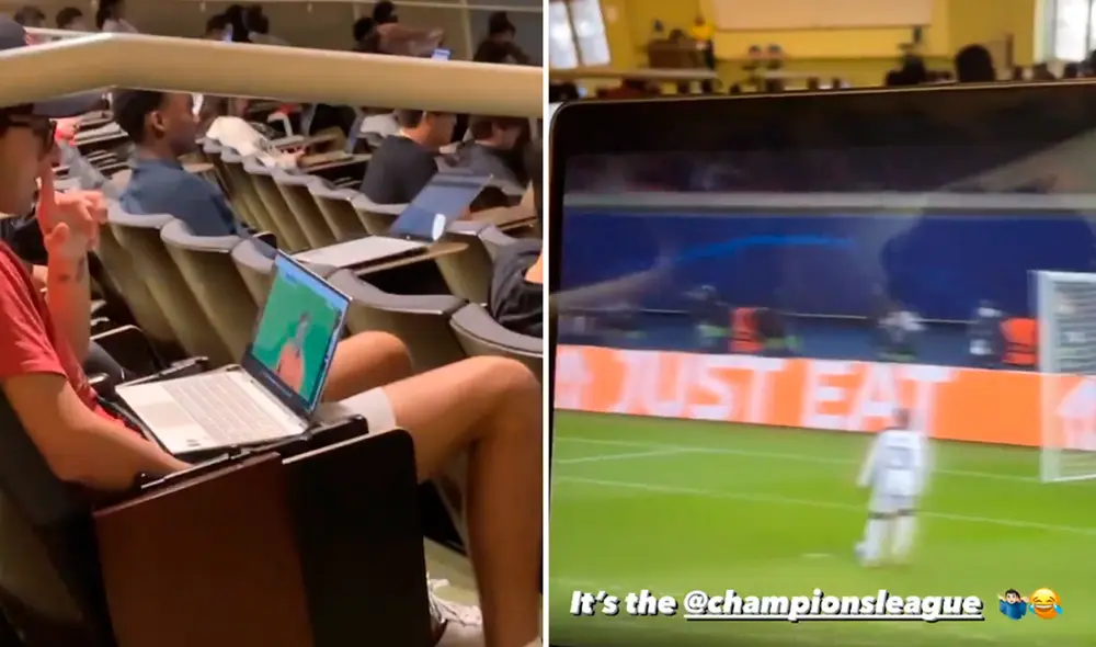 Todos quieren ver la Champions League. Foto: captura de Gil takes / Twitter Todos quieren ver la Champions League. Foto: captura de Gil takes / Twitter