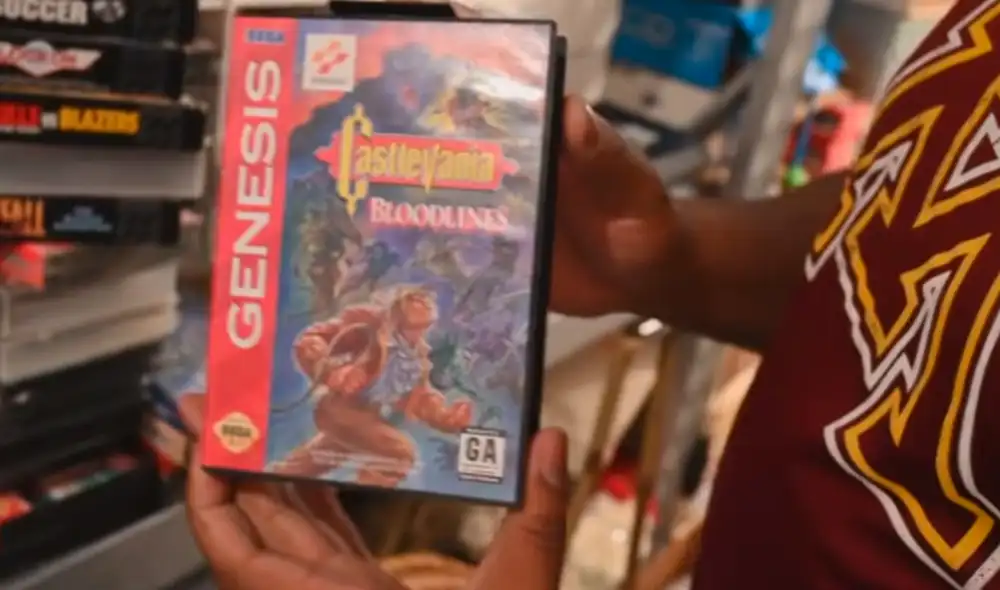 En la tienda había videojuegos de Super Nintendo, SEGA Mega Drive, SEGA Saturn, consolas, periféricos y más. Foto captura: YouTube - Gameroom