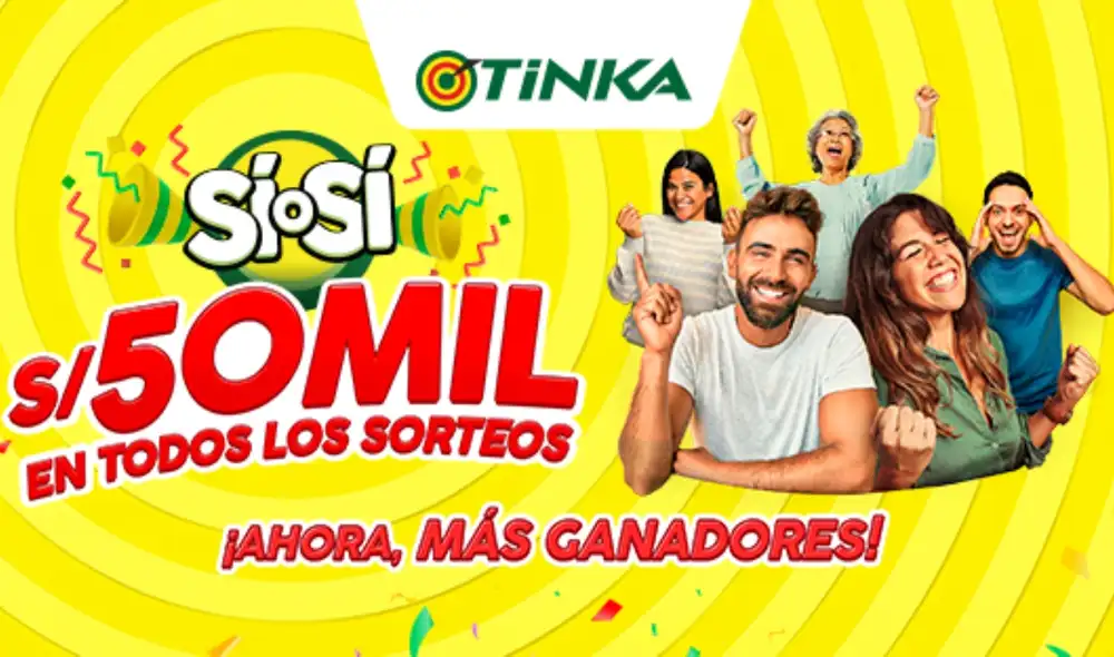 Revisa cómo quedó el sorteo de la Tinka de hoy, miércoles 16 de febrero. Foto: Tinka. Revisa cómo quedó el sorteo de la Tinka de hoy, miércoles 16 de febrero. Foto: Tinka.