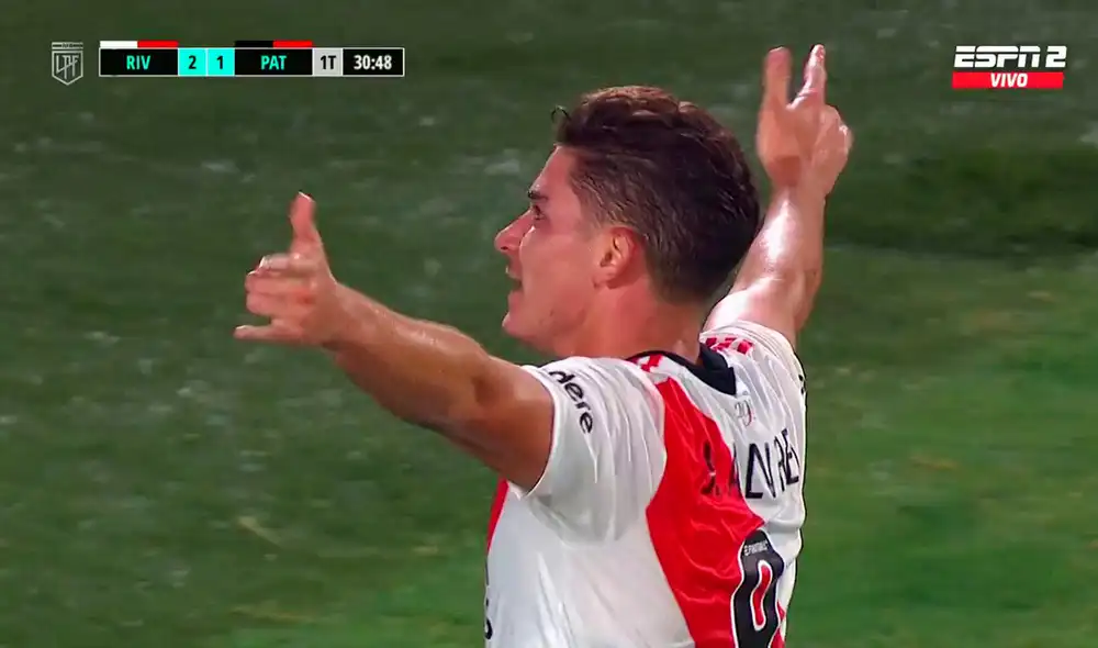 River Plate derrota 2-1 a Patronato por la Copa de la Liga. Foto: Captura de ESPN.