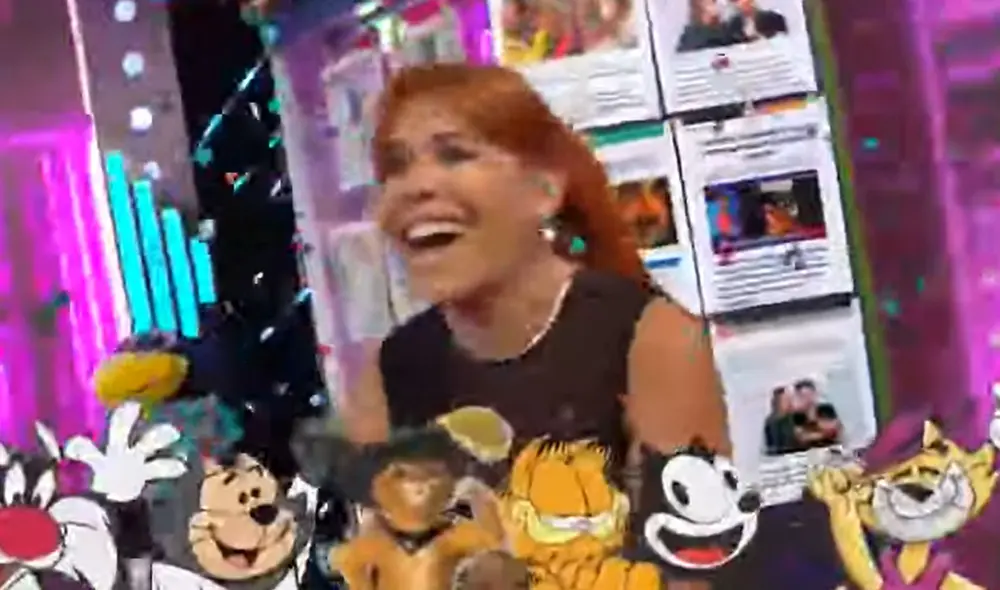 Magaly Medina dejó a un lado los rumores y bailó en el inicio de su programa. Foto: captura de ATV Magaly Medina dejó a un lado los rumores y bailó en el inicio de su programa. Foto: captura de ATV
