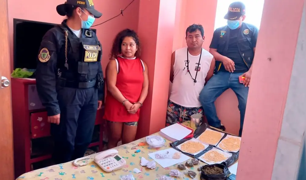 Ambas personas serán investigadas por la Fiscalía. Foto: PNP Ambas personas serán investigadas por la Fiscalía. Foto: PNP