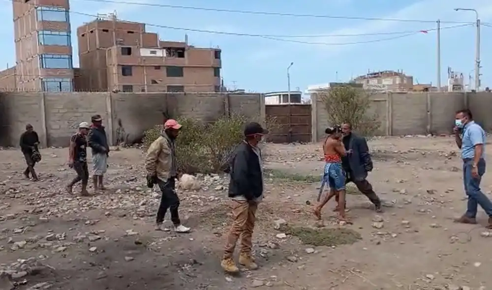 Se han procedido a desalojar a un promedio de 15 personas en 2 puntos. Foto: URPI-GLR Se han procedido a desalojar a un promedio de 15 personas en 2 puntos. Foto: URPI-GLR