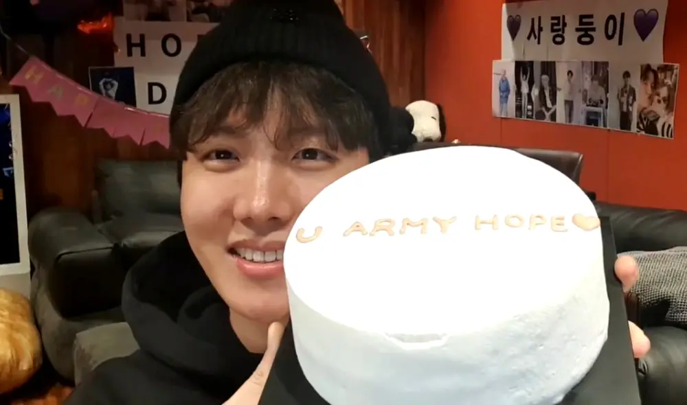 Jung Hoseok (J-Hope, de BTS) nació el 18 de febrero de 1994. Foto: VLIVE