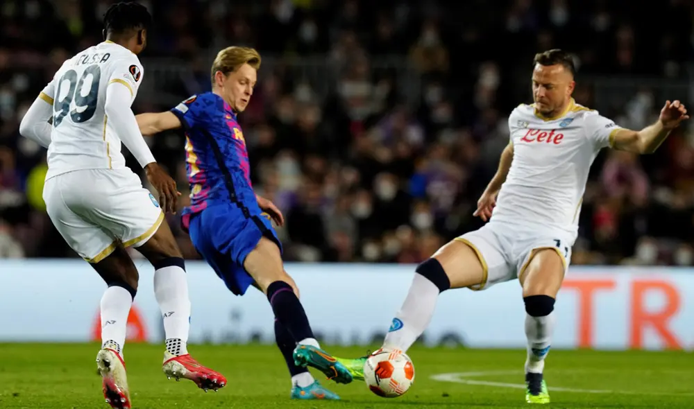 FC Barcelona disputa por primera vez la Europa League con el nombre actual del torneo. Foto: EFE FC Barcelona disputa por primera vez la Europa League con el nombre actual del torneo. Foto: EFE