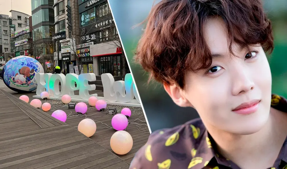 J-Hope: el talentoso artista surcoreano recibe muestras de cariño de sus fans. Foto: composición/Dispatch/Twitter