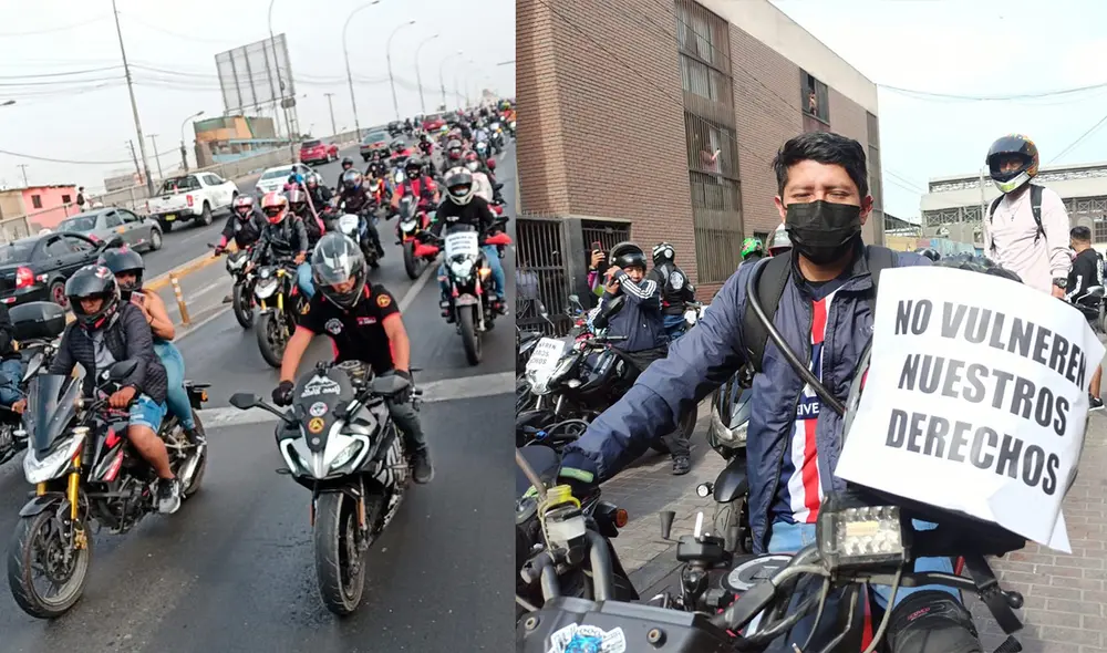 Grupo de motociclistas afirma que esta norma estigmatiza al grupo diverso de personas que usan este medio de transporte. Foto: composición LR / Giuliana Castillo / URPI-LR Grupo de motociclistas afirma que esta norma estigmatiza al grupo diverso de personas que usan este medio de transporte. Foto: composición LR / Giuliana Castillo / URPI-LR