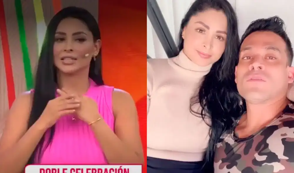 Pamela Franco dejó en claro que anillo que le regalo Christian Domínguez no es compromiso. Foto: composición Pamela Franco/Instagram, captura Latina TV