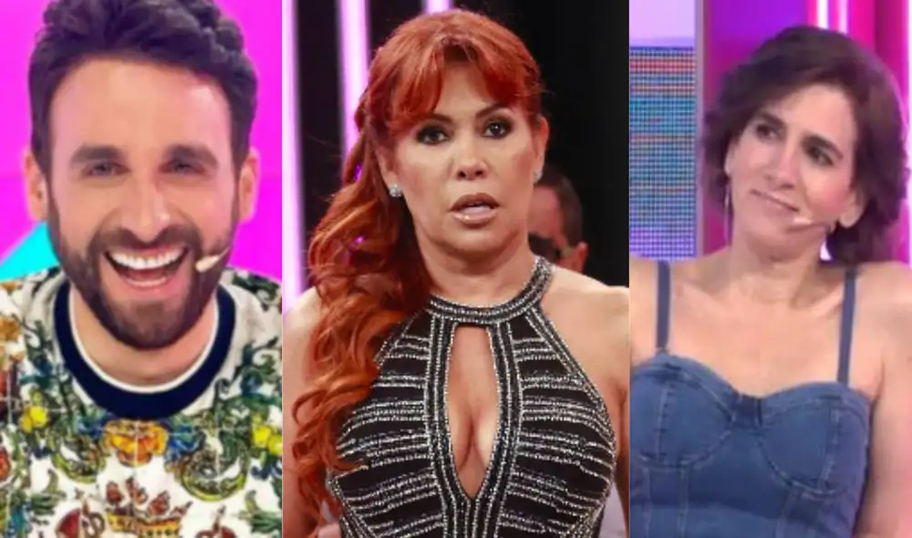 Rodrigo González y Gigi Mitre se defienden ante críticas referentes a Magaly Medina. Foto: Composición LR.