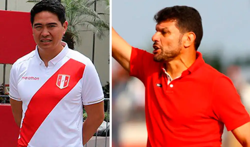 Arakaki y Roverano fueron compañeros en Alianza Lima. Foto: composición/ FPF/ GLR Arakaki y Roverano fueron compañeros en Alianza Lima. Foto: composición/ FPF/ GLR