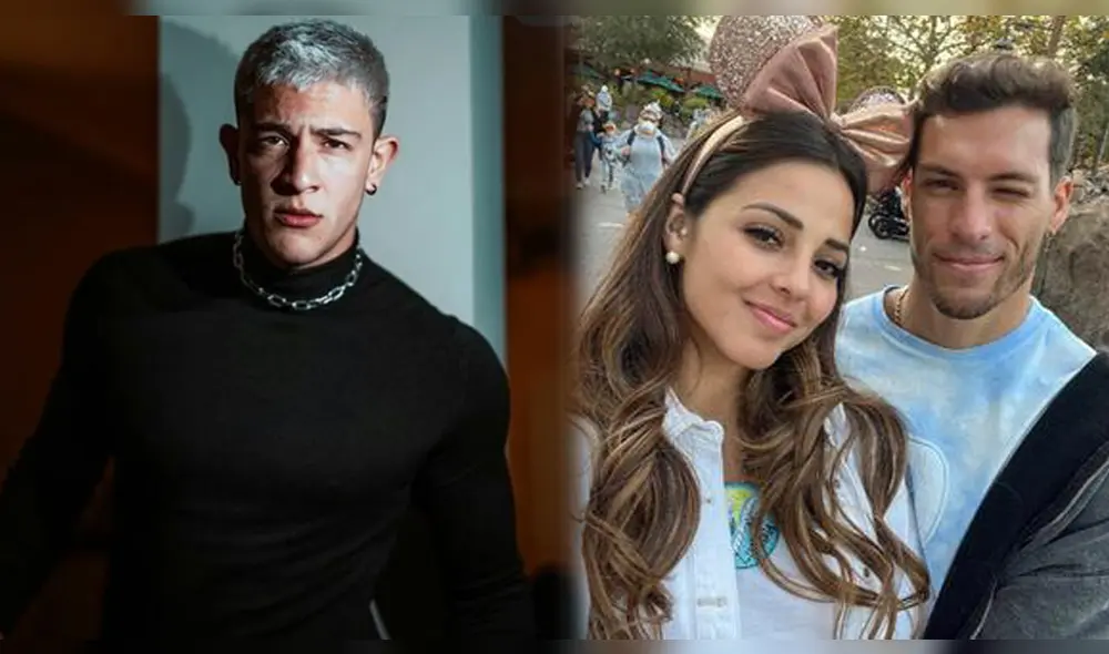 Emilio Jaime fue pareja de Flavia Laos en el 2017, y mantuvo una relación sentimental con Luciana Fuster en el 2018. Foto: composición/Instagram