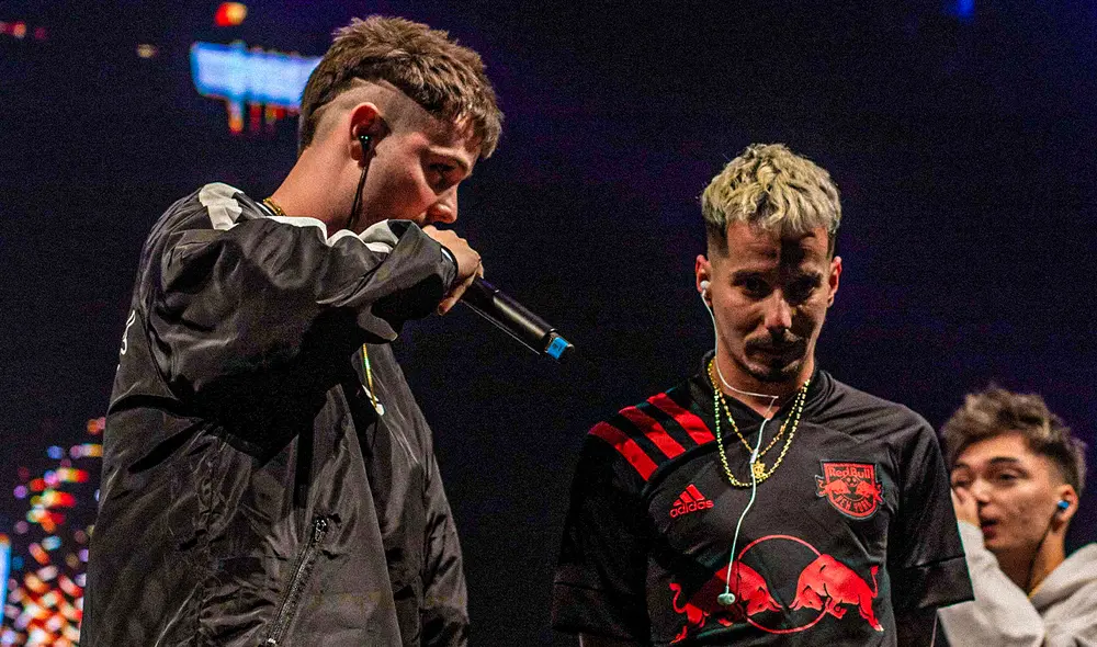 Bnet y Skone batallando en Réplica Internacional. Foto: Playz