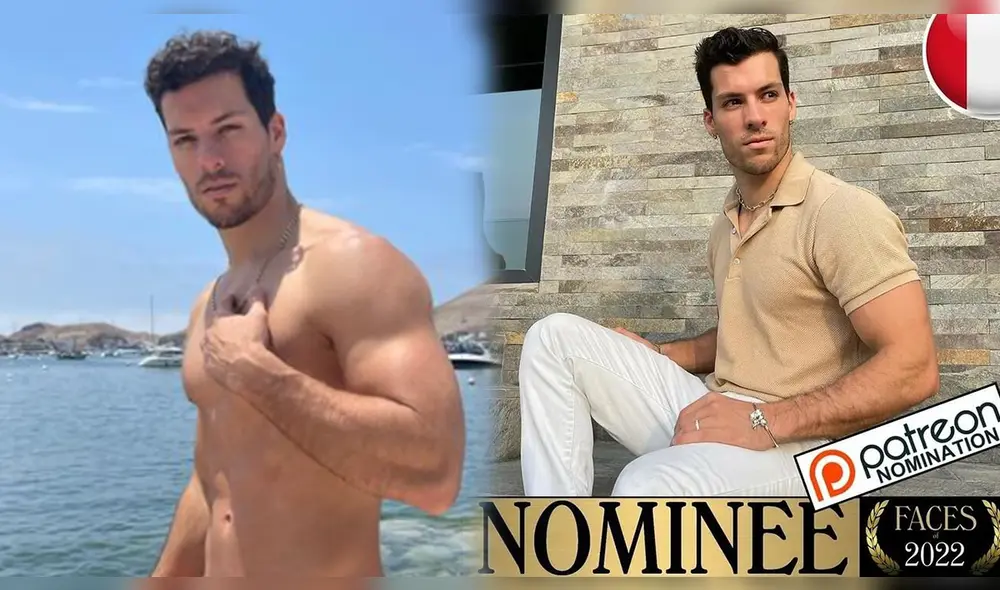 Patricio Parodi se enfrenta a Austin Palao en la lista de nominados a Los 100 rostros más bellos del mundo 2022. Foto: composición/Patricio Parodi/Instagram