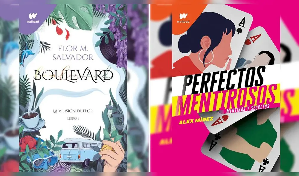 Portadas de los dos libros que van a ser adaptadas en productos audiovisuales por Wattpad Webtoon Studios.