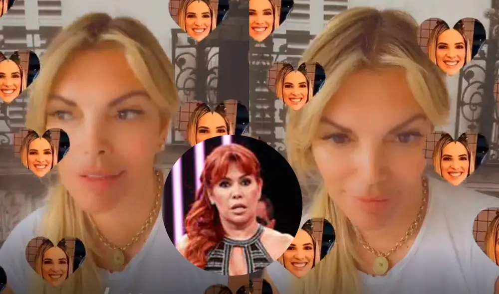 ¡Le respondió con todo! Jessica Newton se dirigió a Magaly Medina en un video. Foto: captura/Instagram