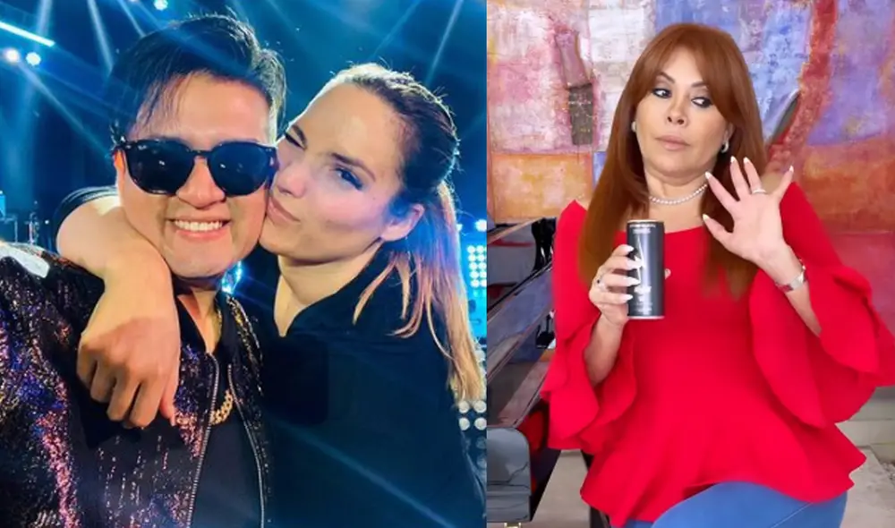La joven pareja se defendió de las críticas que Magaly realizó en contra de ellos. Foto: Cassandra Sánchez/Magaly Medina/Instagram