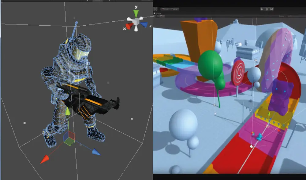 Por medio de plantillas y herramientas básicas, estos programas colaboran en la creación de títulos gamer. Foto: composición LR/ Unity