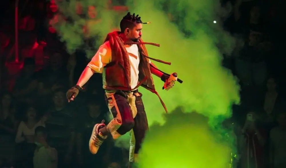 Bad Bunny se presentó en el Houston Toyota Center como parte del World’s hottest tour 2022. Foto: Marco Torres/HoustonPress