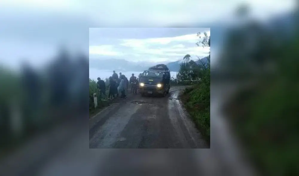 La neblina habría ocasionado el accidente. Foto: La Voz de Piura La neblina habría ocasionado el accidente. Foto: La Voz de Piura