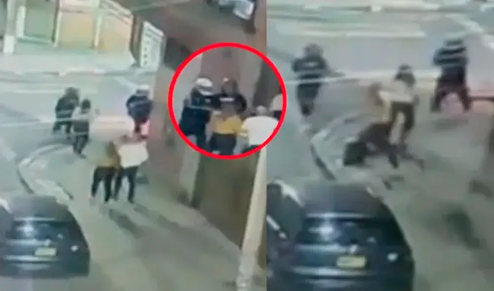 El momento del atraco fue captado por las cámaras de seguridad. Foto: Noticias Caracol/El Popular El momento del atraco fue captado por las cámaras de seguridad. Foto: Noticias Caracol/El Popular