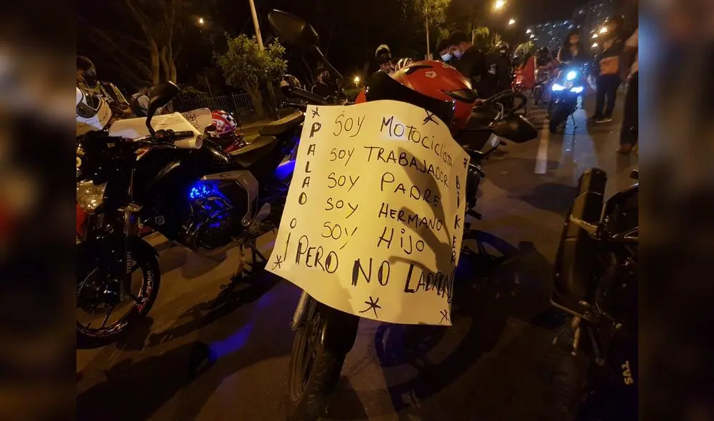 En otras regiones del país también han protestados los motociclistas. Foto: Grace Mora/ URPI-Lr En otras regiones del país también han protestados los motociclistas. Foto: Grace Mora/ URPI-Lr