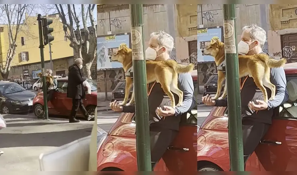 Esto ocurrió en las calles de Lazio, Rome, Italia. Foto: captura de YouTube