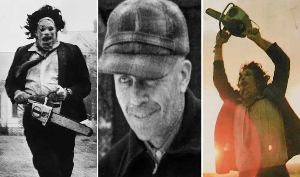 Ed Gein y sus crímenes sirvieron como inspiración para dar vida a Leatherface de 1974. Foto: composición/La República