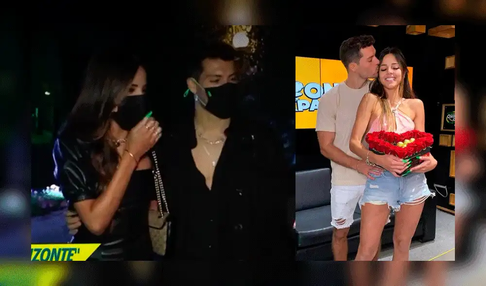 Luciana Fuster y Patricio Parodi juntos por primera vez en público. Foto: composición/América TV-Instagram Luciana Fuster y Patricio Parodi juntos por primera vez en público. Foto: composición/América TV-Instagram