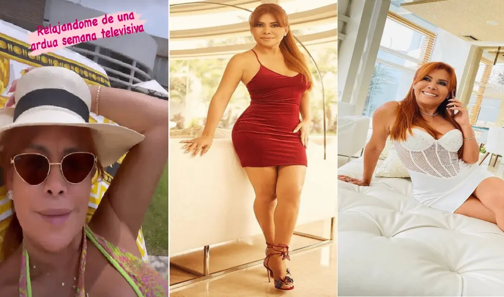 La conductora se muestra tranquila y feliz. Foto: Magaly Medina/Instagram La conductora se muestra tranquila y feliz. Foto: Magaly Medina/Instagram