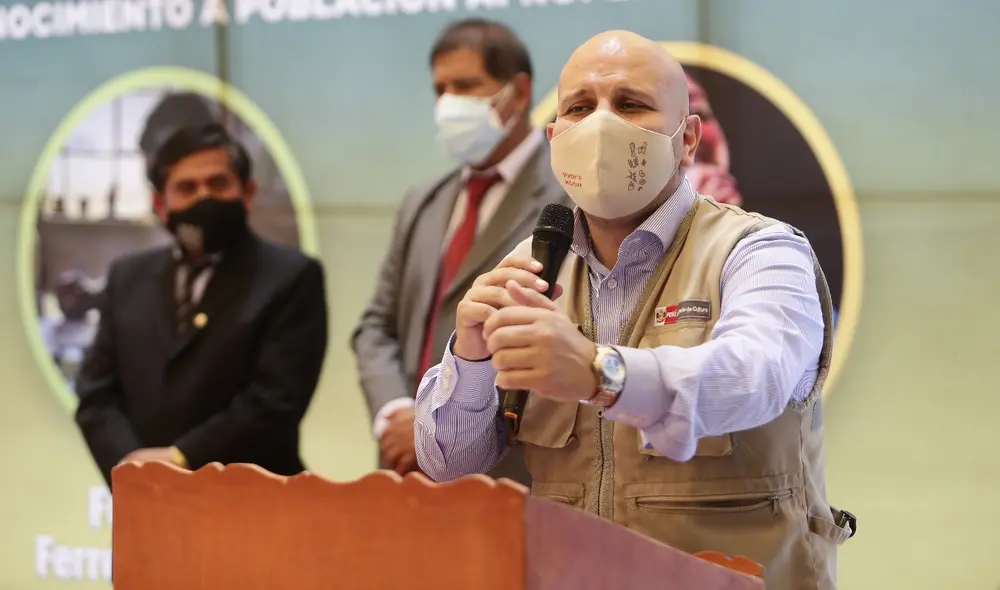 Alejandro Salas es el ministro de Cultura en el gabinete presidido por Aníbal Torres. Foto: Mincul