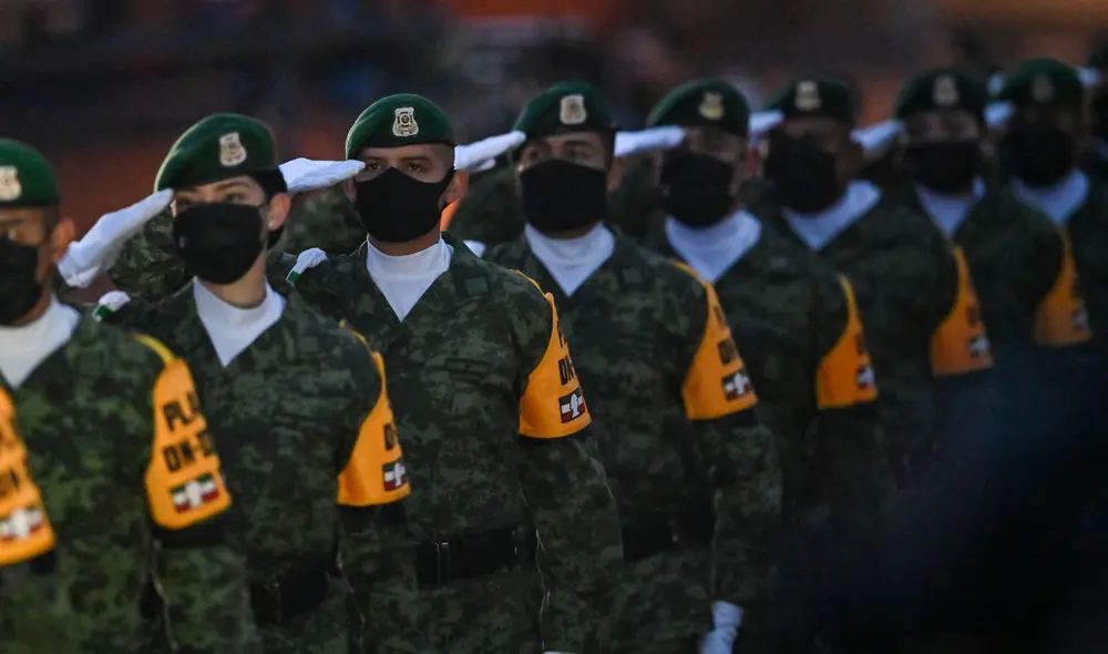 Cada 19 de febrero se celebra el Día del Ejército Mexicano. Foto: AFP Cada 19 de febrero se celebra el Día del Ejército Mexicano. Foto: AFP