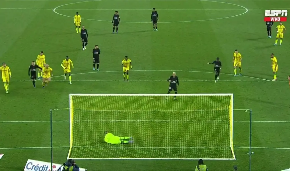 Neymar falló su segundo gol en el partido. Foto: captura ESPN. Neymar falló su segundo gol en el partido. Foto: captura ESPN.