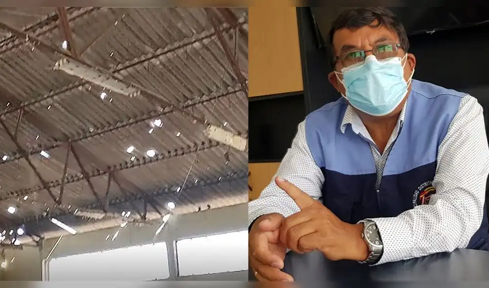 El alcalde precisó que algunas aulas muestran deterioro en sus techos, cuyo material no es de concreto. Foto: composición/RPP/Zintia Fernández-LR El alcalde precisó que algunas aulas muestran deterioro en sus techos, cuyo material no es de concreto. Foto: composición/RPP/Zintia Fernández-LR