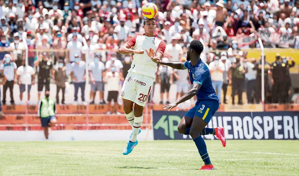 Dureza. Valera fue víctima del rigor de la defensa ‘carlista’. Foto: Universitario Dureza. Valera fue víctima del rigor de la defensa ‘carlista’. Foto: Universitario