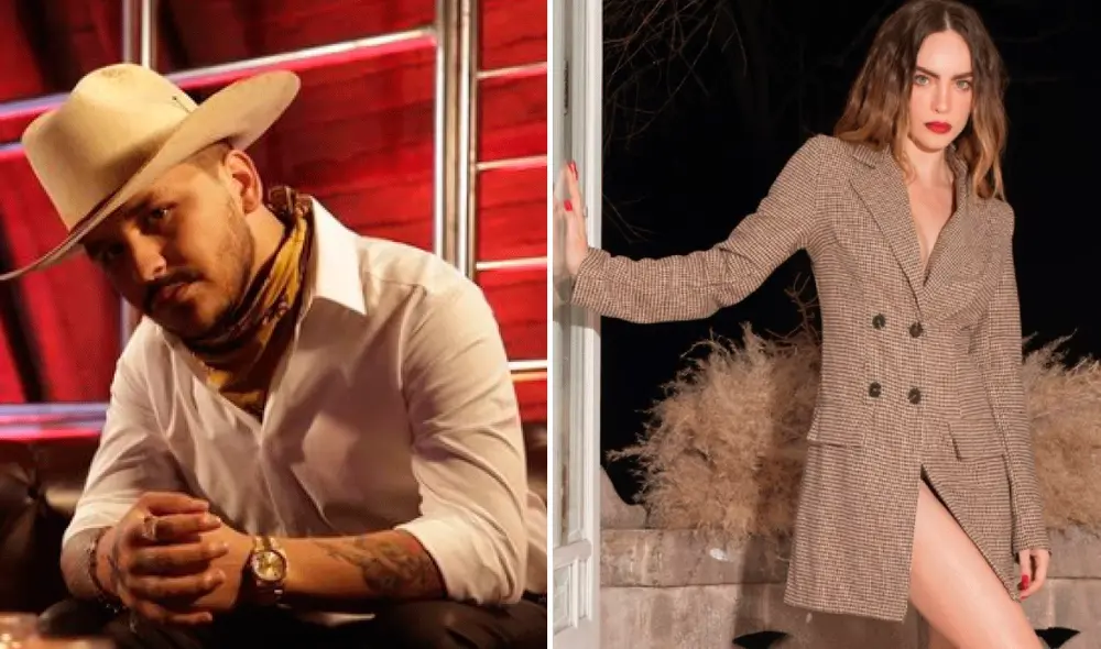 Christian Nodal recordó con fuerte mensaje cómo fue que creó uno de sus temas musicales. Foto: composición Christian Nodal, Belinda/Instagram