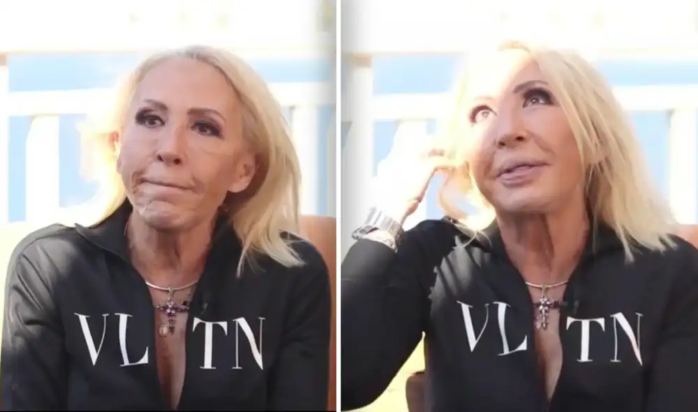 "Me han hecho muchas entrevistas, pero en ninguna he visto algo así", dijo Laura Bozzo a Andrés Hurtado. Foto: composición captura Panamericana