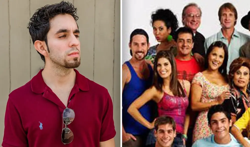 "Empezamos a salir, pero no llegamos a tener una relación", contó Joaquín Escobar sobre su época en Al fondo hay sitio. Foto: composición Instagram/archivo