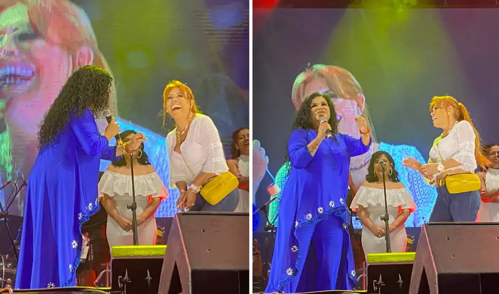 El comentario de Magaly Medina desató las carcajadas de los asistentes al concierto de Eva Ayllón. Foto: Flavia Ramos/URPI GLR El comentario de Magaly Medina desató las carcajadas de los asistentes al concierto de Eva Ayllón. Foto: Flavia Ramos/URPI GLR