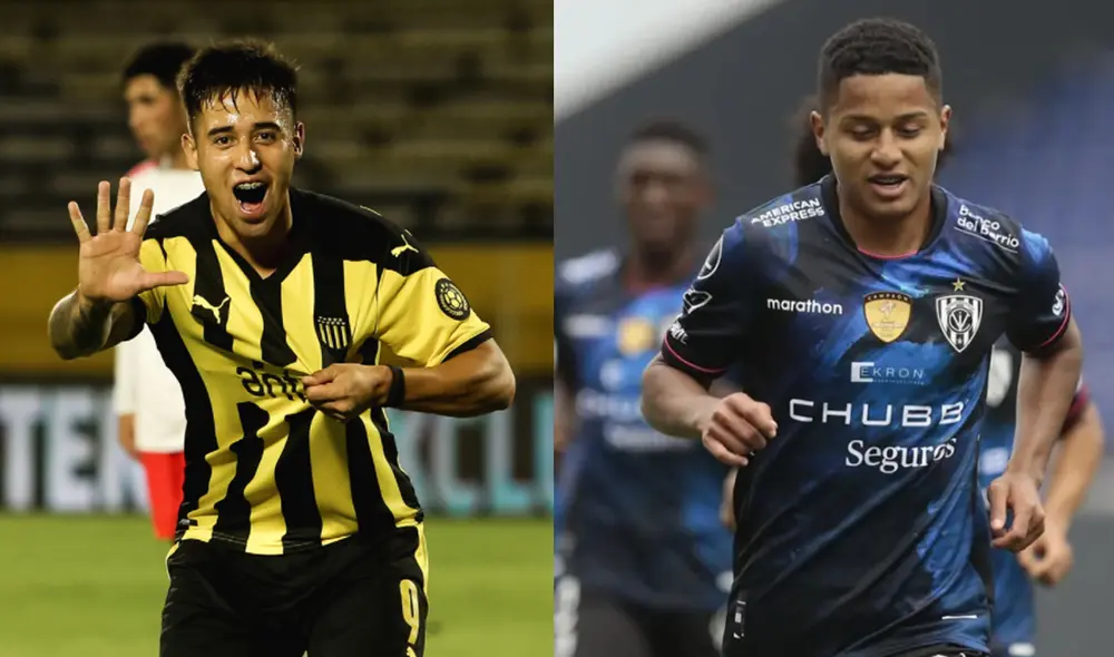 Peñarol vs. Independiente del Valle se juega en el estadio Rodrigo Paz Delgado. Foto: composición Peñarol/Independiente del Valle Peñarol vs. Independiente del Valle se juega en el estadio Rodrigo Paz Delgado. Foto: composición Peñarol/Independiente del Valle