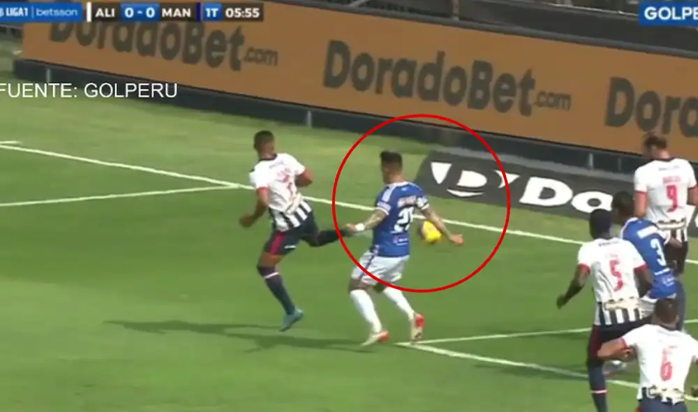 Alianza Lima juega con Mannucci en Matute. Foto: captura Gol Perú.