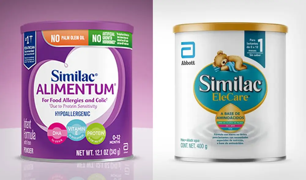 Fórmulas de Similac, Alimentum y EleCare son retiradas del mercado. Foto: composición LR/Jazmín Ceras Fórmulas de Similac, Alimentum y EleCare son retiradas del mercado. Foto: composición LR/Jazmín Ceras