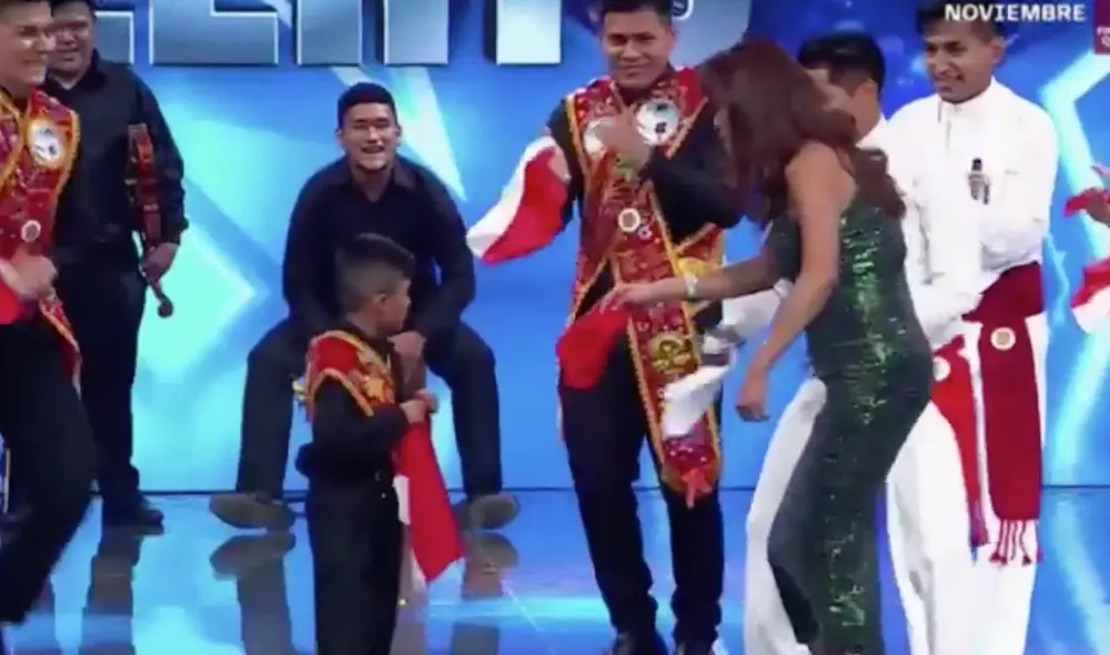 Mimy Succar demostró su amor por las danzas peruanas en el último programa de Perú tiene talento. Foto: Latina/captura Mimy Succar demostró su amor por las danzas peruanas en el último programa de Perú tiene talento. Foto: Latina/captura