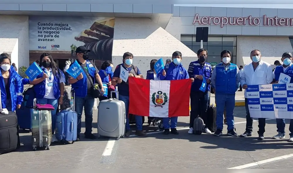 Estos profesionales en el 2020 y 2021 se dedicaron a reforzar las áreas COVID-19. Foto: URPI/Wilder Pari Estos profesionales en el 2020 y 2021 se dedicaron a reforzar las áreas COVID-19. Foto: URPI/Wilder Pari