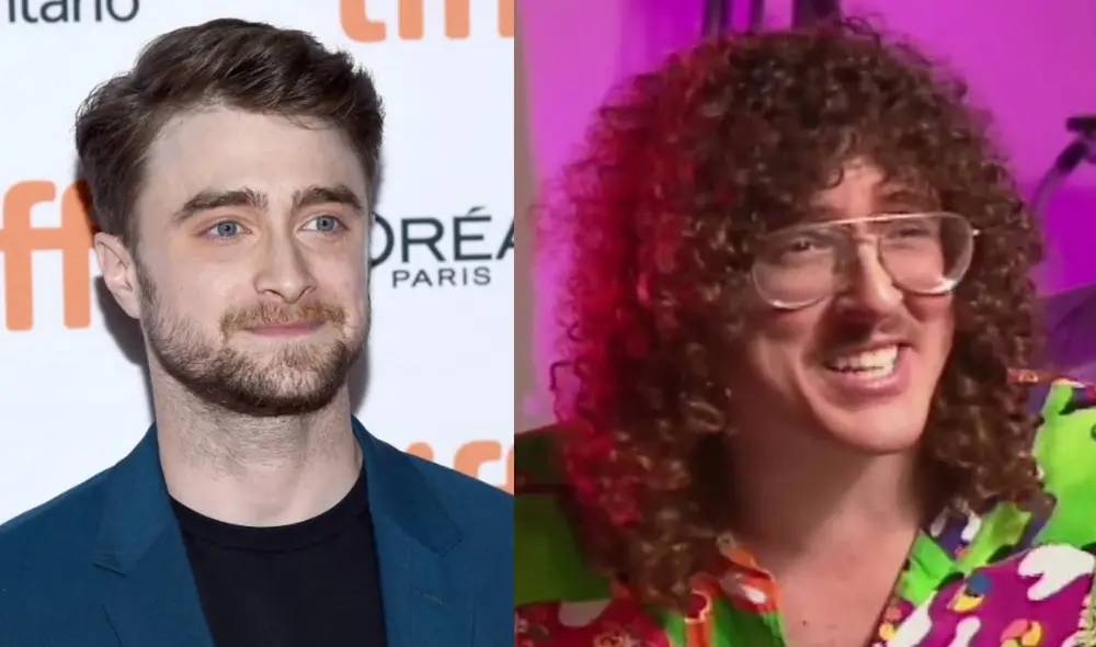 Daniel Radcliffe interpretará a 'Weird Al' Yankovic en la película biográfica WEIRD: the Al Yankovic Story. Foto: composición LR/ AFP / Twitter Daniel Radcliffe interpretará a 'Weird Al' Yankovic en la película biográfica WEIRD: the Al Yankovic Story. Foto: composición LR/ AFP / Twitter
