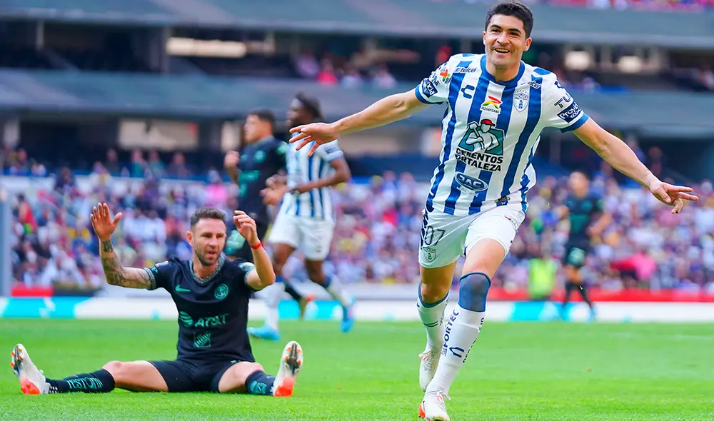 Pachuca vence al América en el Estadio Azteca. Foto: Twitter Liga BBVA MX Pachuca vence al América en el Estadio Azteca. Foto: Twitter Liga BBVA MX