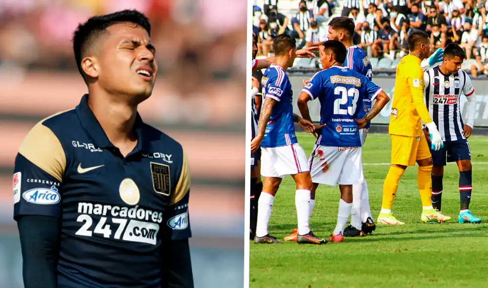 Jairo Concha vio la tarjeta roja tras manazo a Yuriel Celi. Foto: Gol Perú / Luis Jiménez-GLR